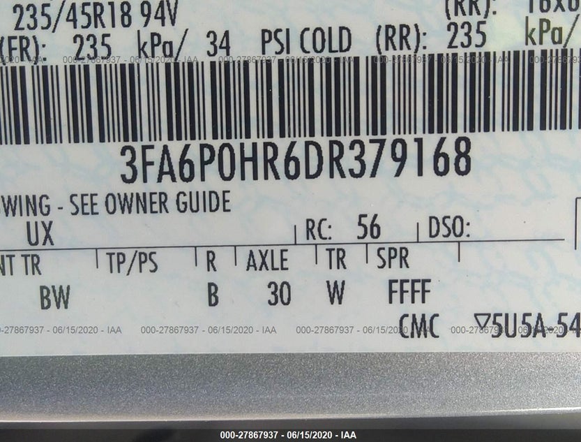 3FA6P0HR6DR379168