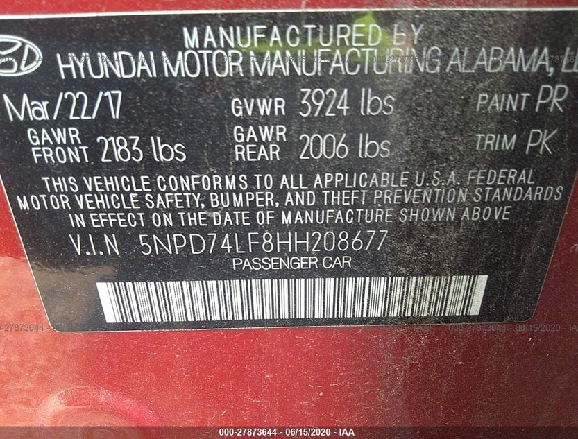 5NPD74LF8HH208677