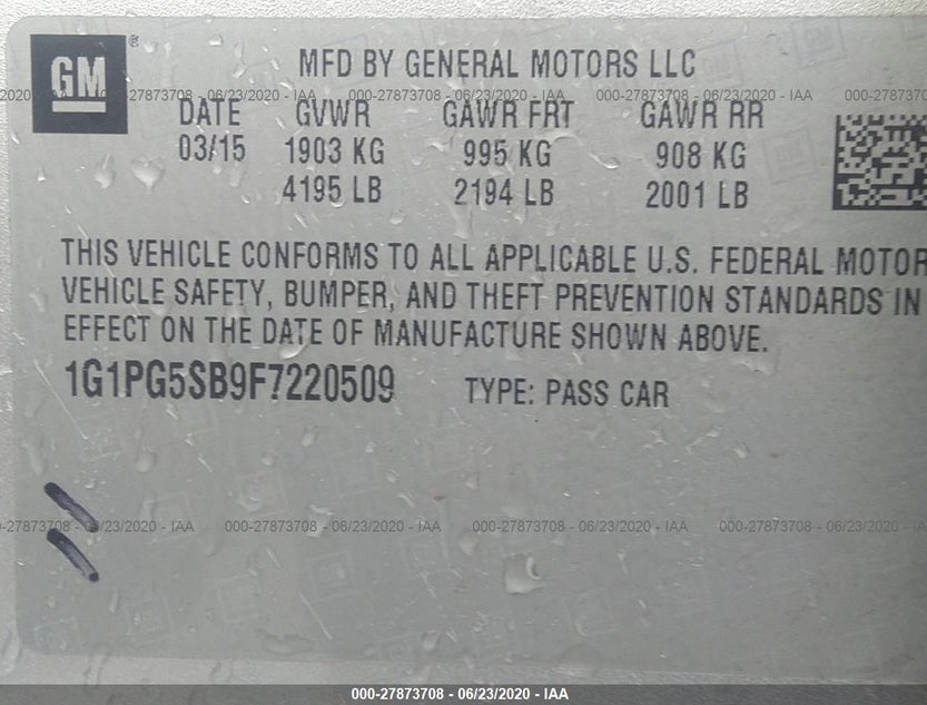 1G1PG5SB9F7220509