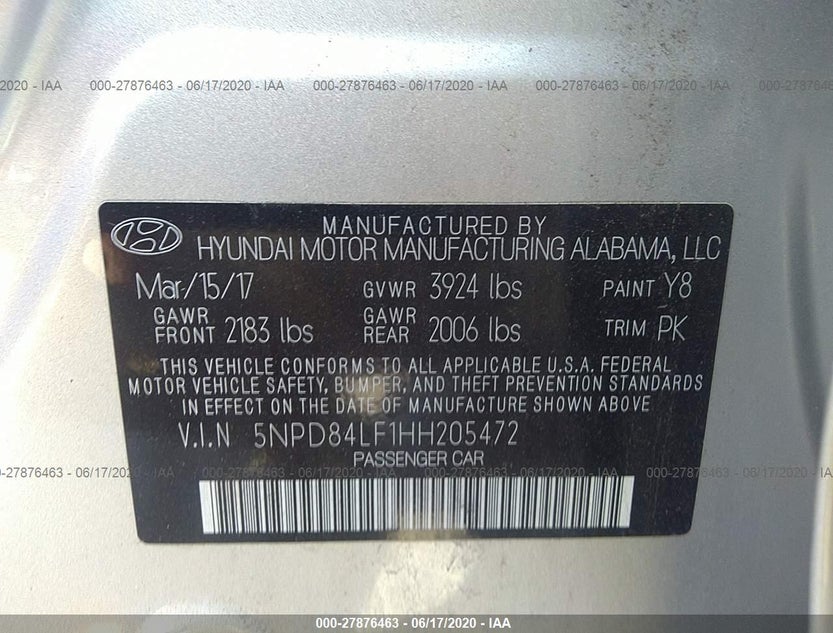 5NPD84LF1HH205472