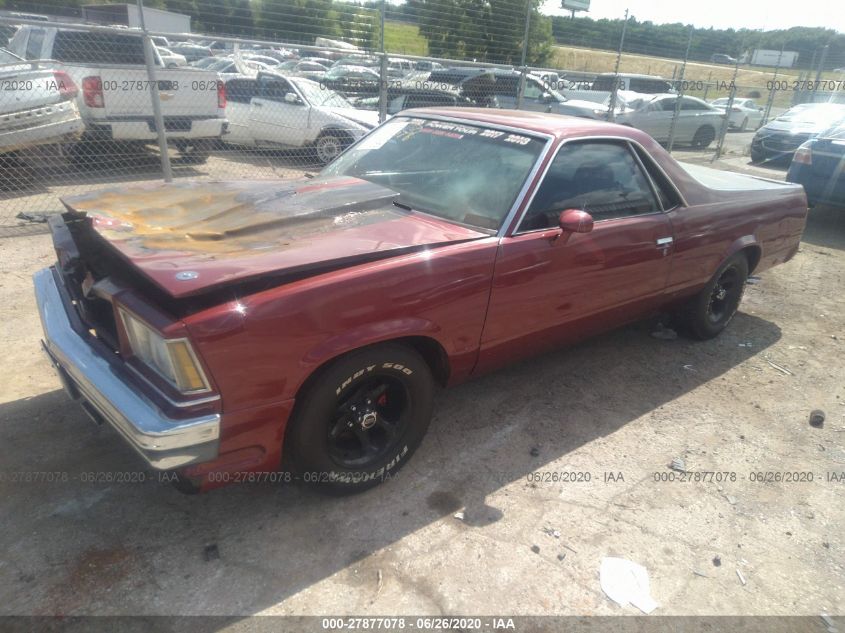 1979 Chevrolet El Camino VIN: 00001W80J9R427604 Lot: 27877078