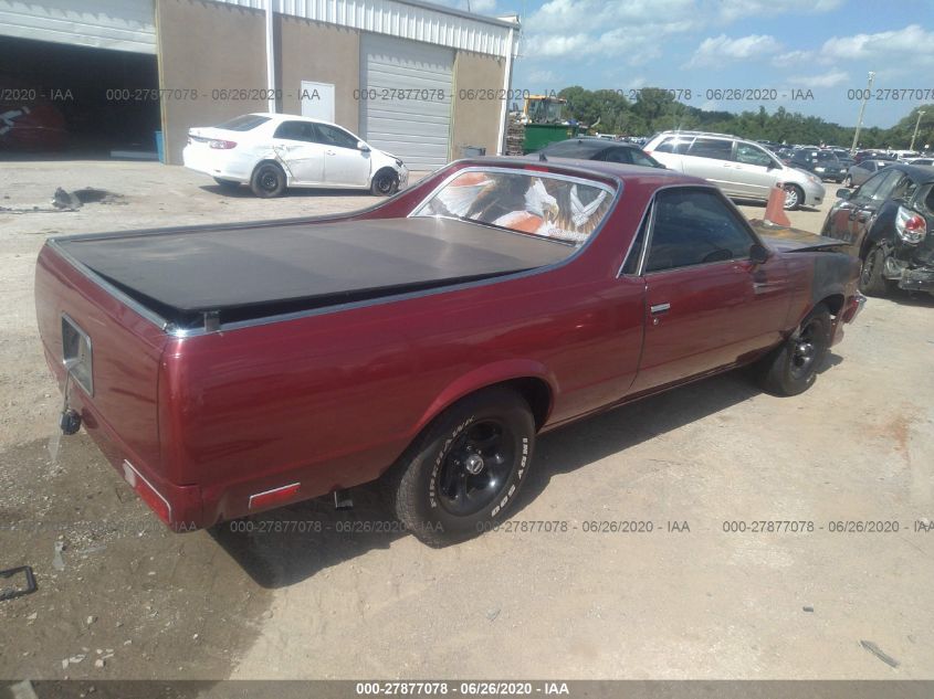 1979 Chevrolet El Camino VIN: 00001W80J9R427604 Lot: 27877078