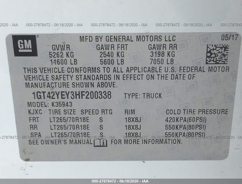 1GT42YEY3HF200338