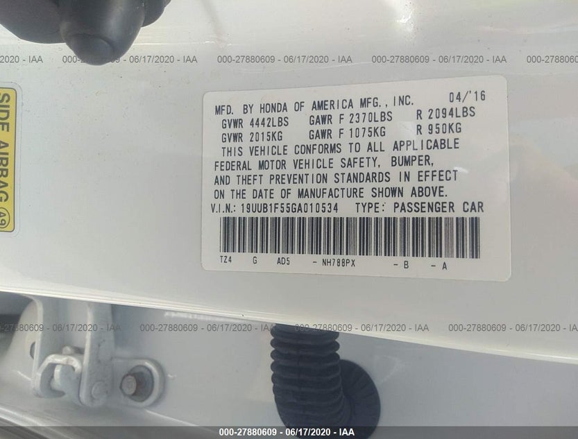19UUB1F55GA010534
