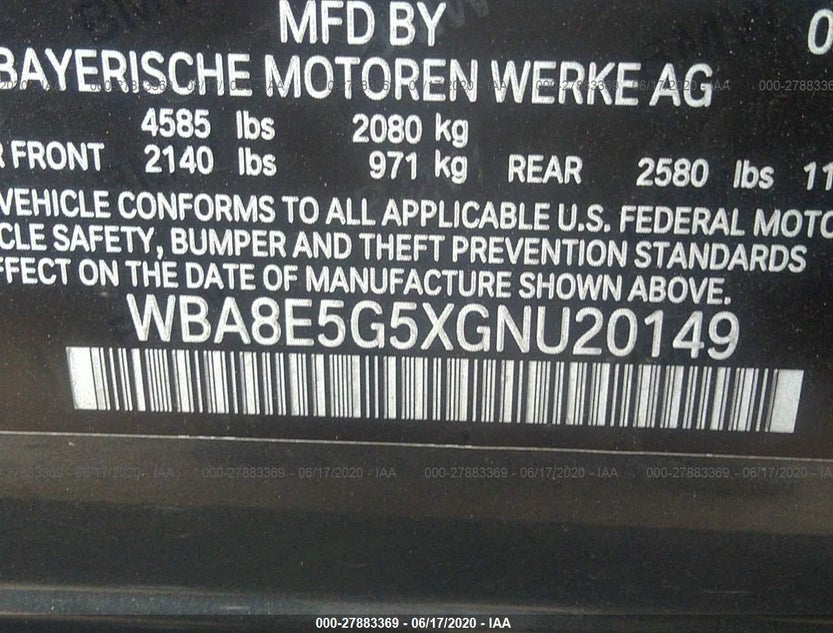 WBA8E5G5XGNU20149