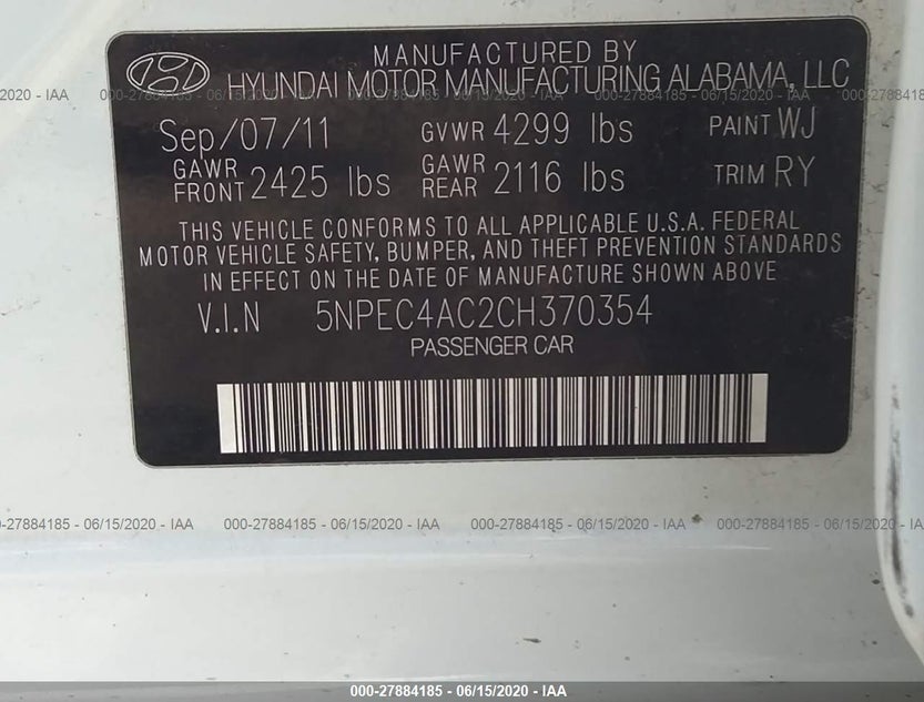 5NPEC4AC2CH370354