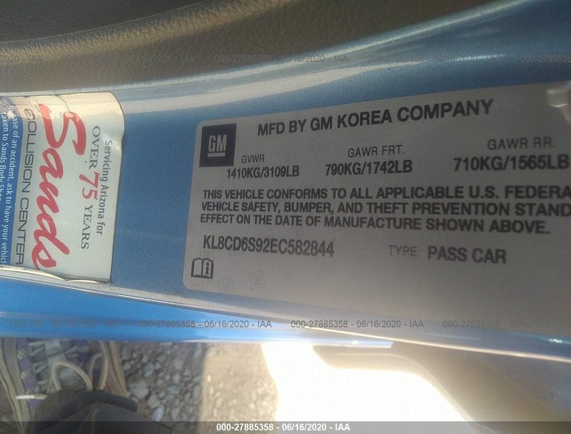 KL8CD6S92EC582844
