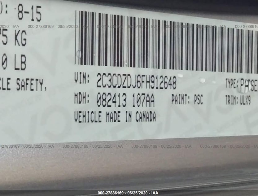 2C3CDZDJ6FH912648