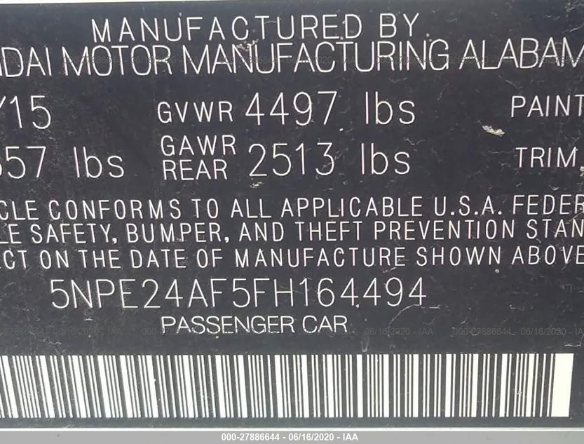 5NPE24AF5FH164494