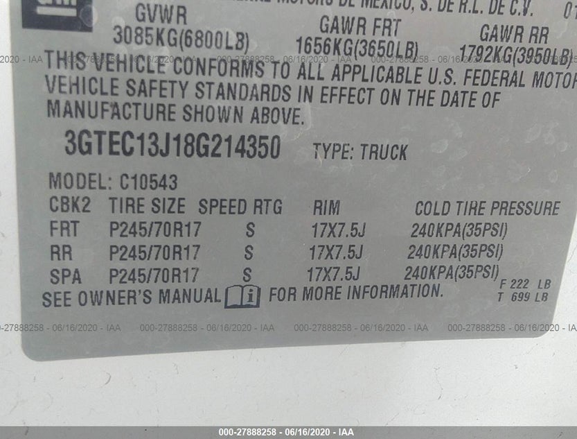 3GTEC13J18G214350