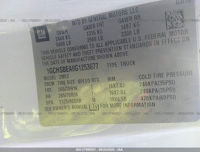1GCHSBEA8G1253677