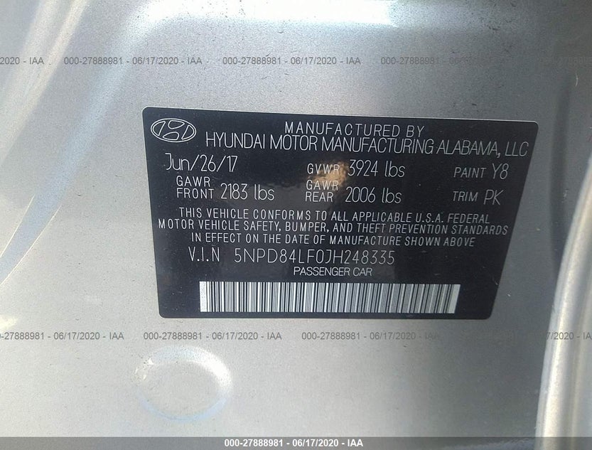 5NPD84LF0JH248335