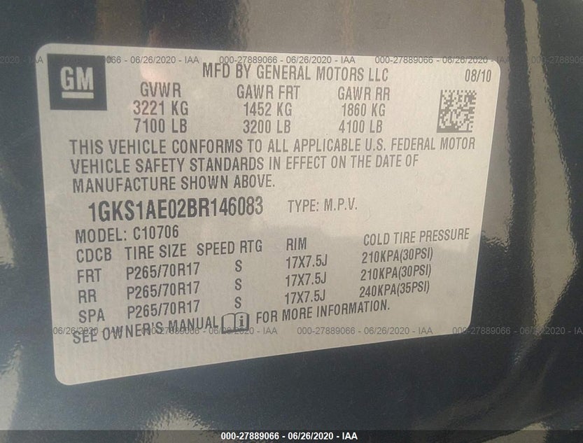 1GKS1AE02BR146083
