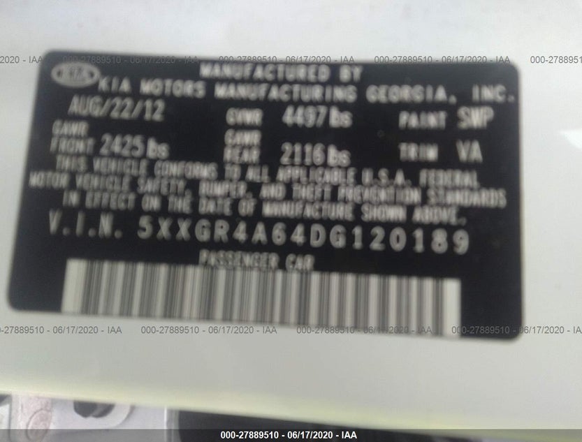5XXGR4A64DG120189