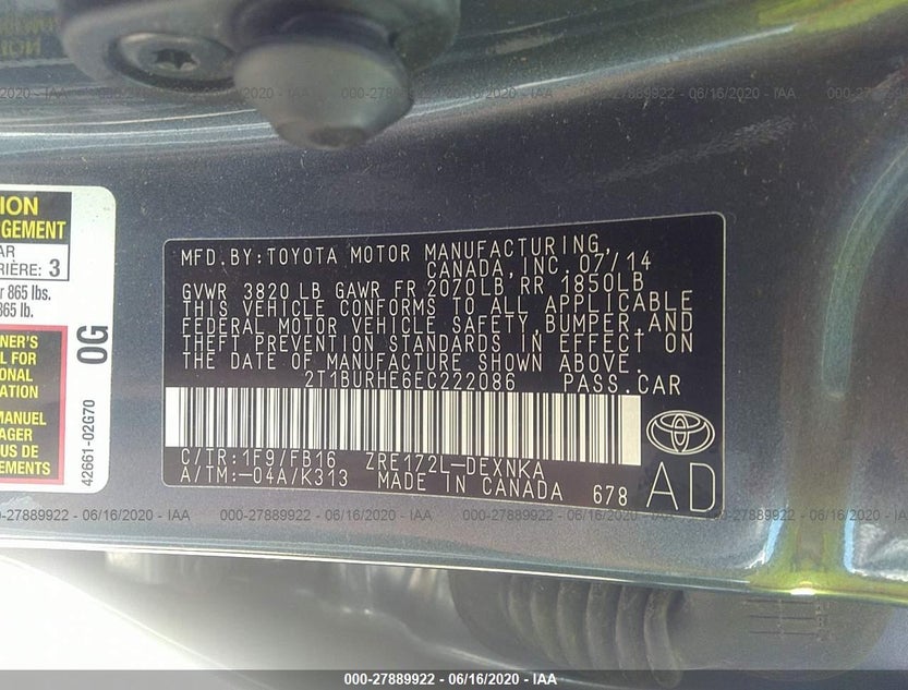 2T1BURHE6EC222086
