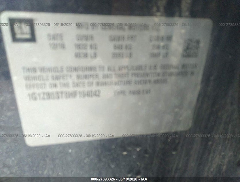 1G1ZB5ST8HF194042