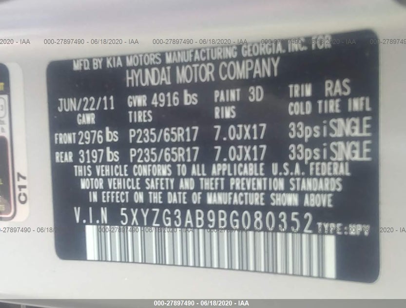 5XYZG3AB9BG080352