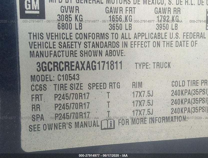 3GCRCREAXAG171811