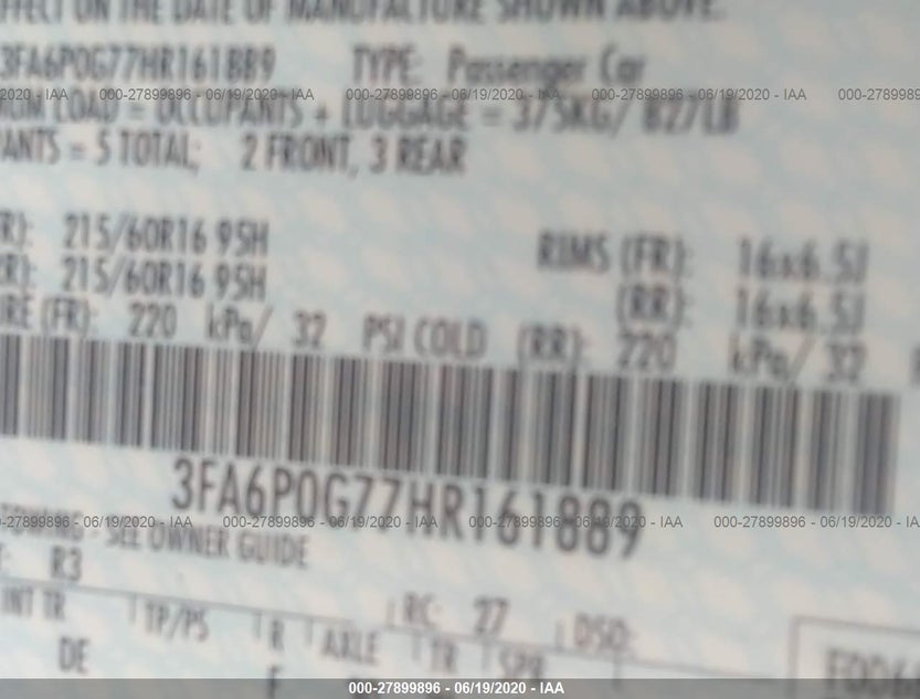 3FA6P0G77HR161889
