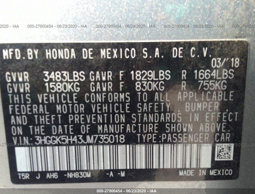 3HGGK5H43JM735018