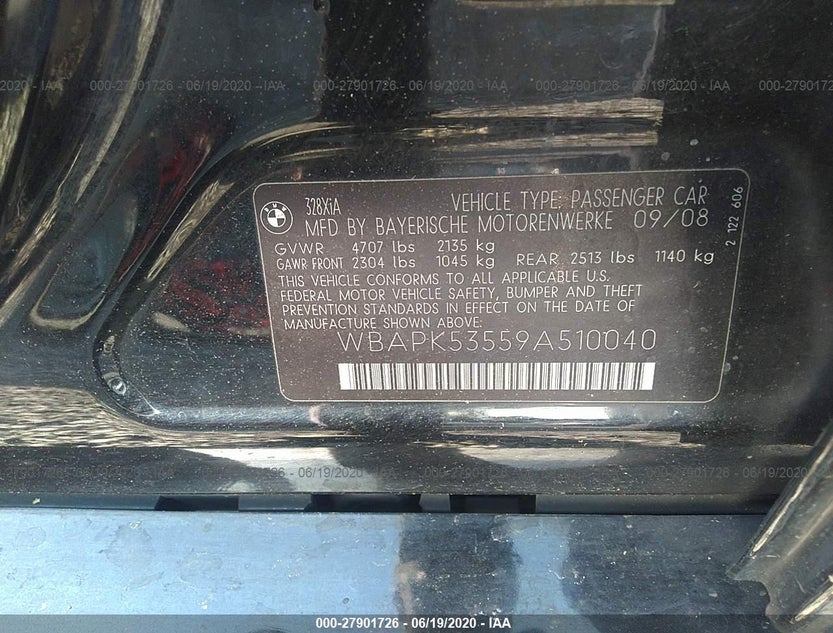 WBAPK53559A510040