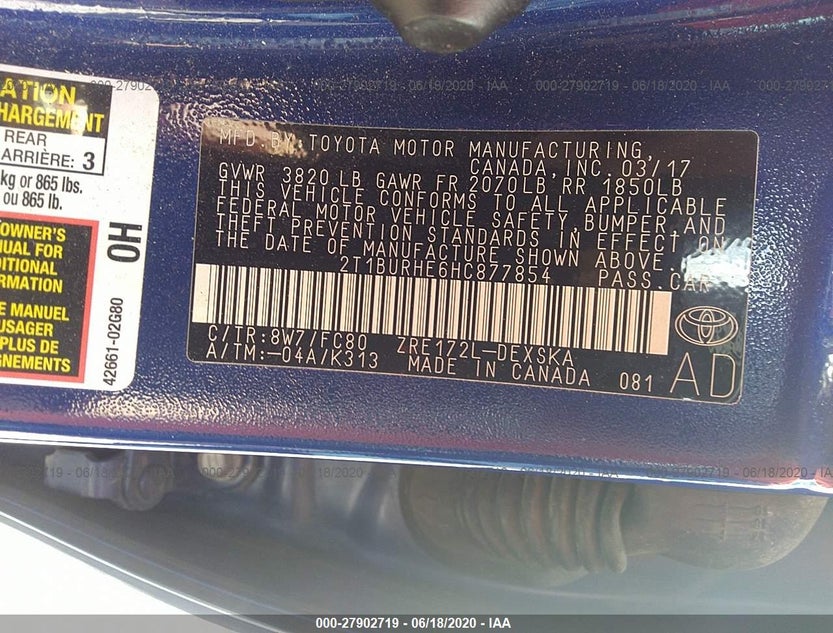 2T1BURHE6HC877854