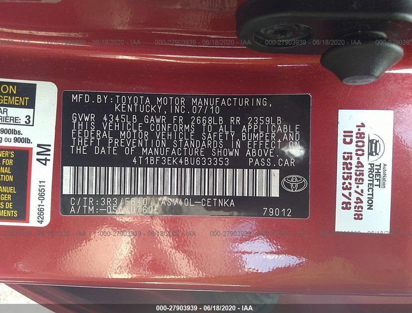 4T1BF3EK4BU633353