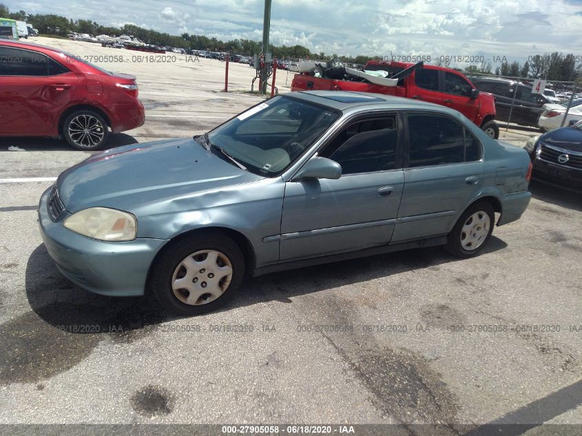 1999 Honda Civic Ex VIN: 1HGEJ8643XL021026 Lot: 27905058