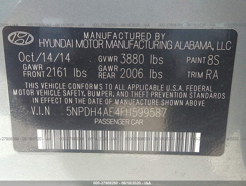 5NPDH4AE4FH599587