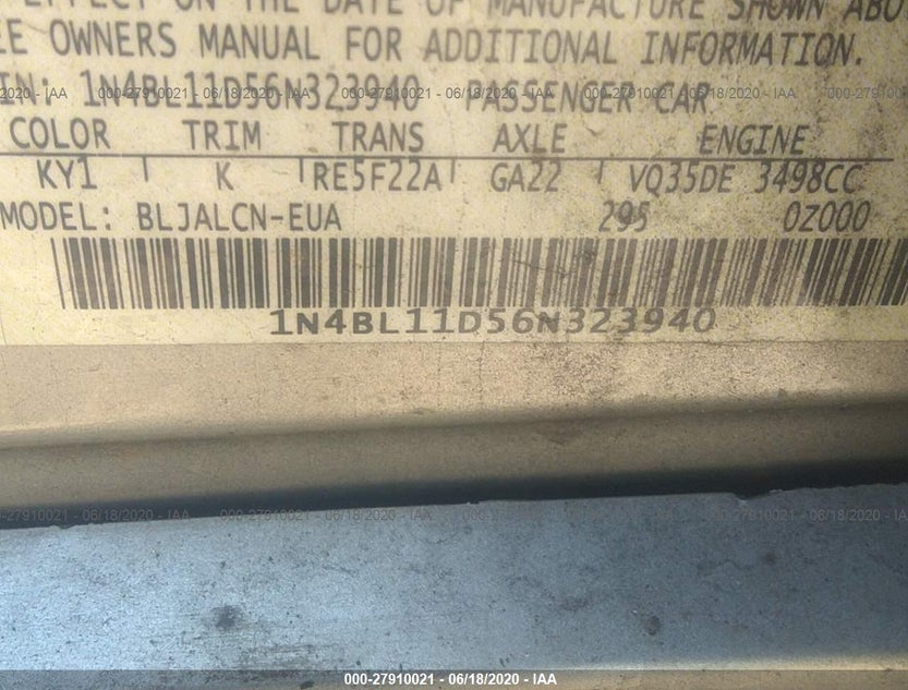 1N4BL11D56N323940