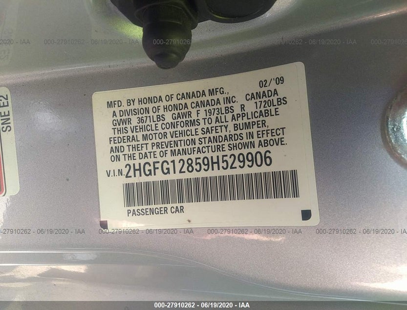 2HGFG12859H529906