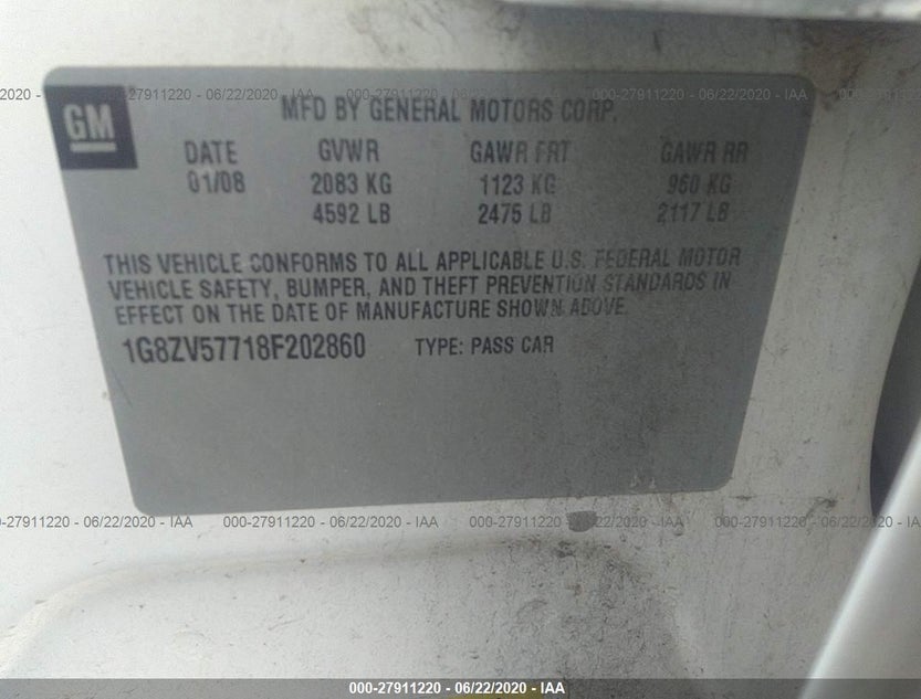 1G8ZV57718F202860