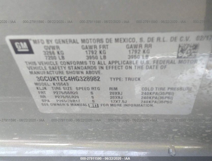 3GCUKTEC4HG328982