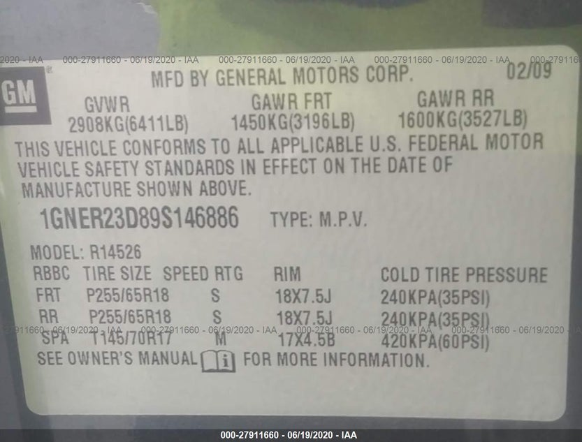 1GNER23D89S146886