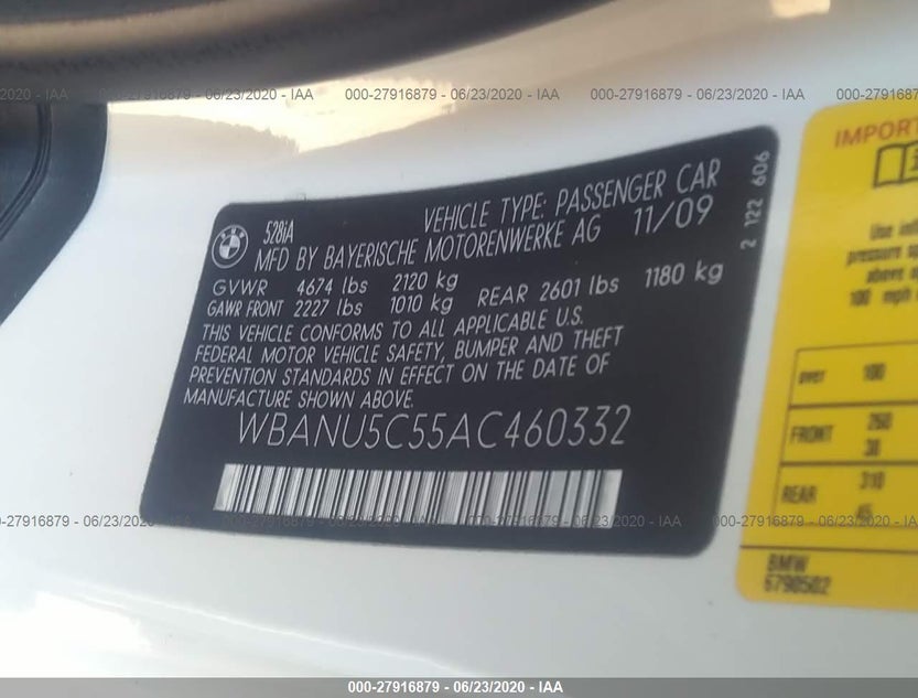 WBANU5C55AC460332