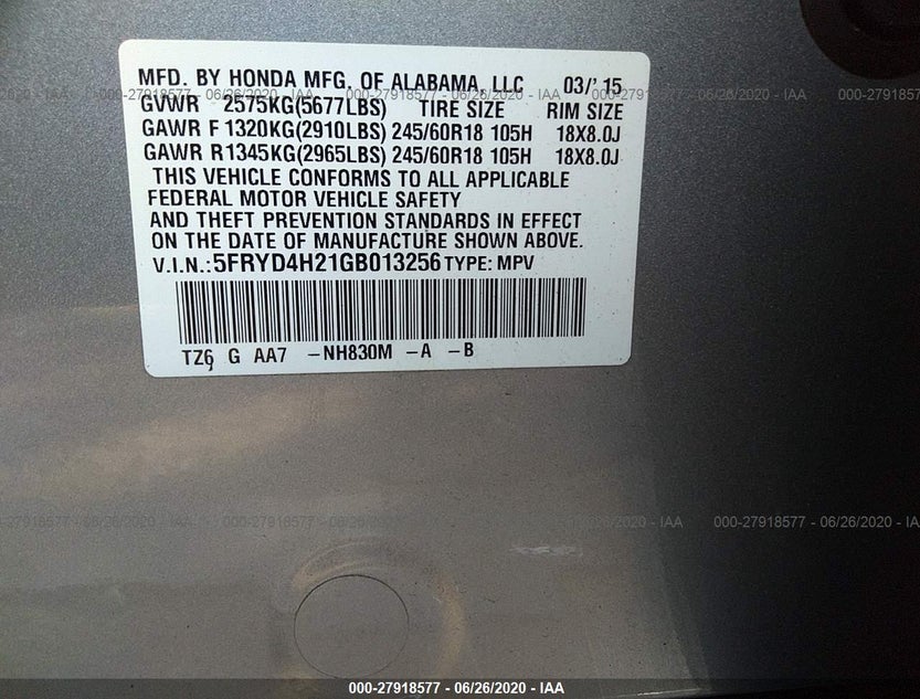 5FRYD4H21GB013256