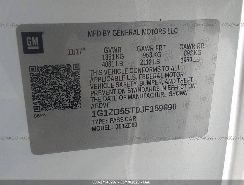 1G1ZD5ST0JF159690