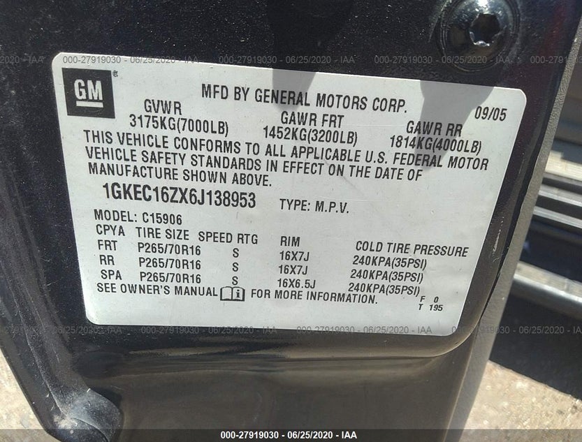 1GKEC16ZX6J138953