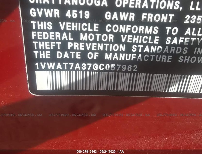 1VWAT7A37GC057962
