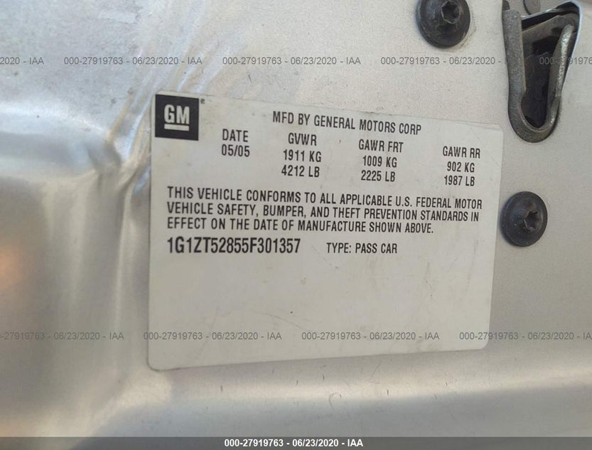 1G1ZT52855F301357