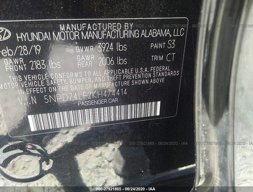 5NPD74LF2KH474414