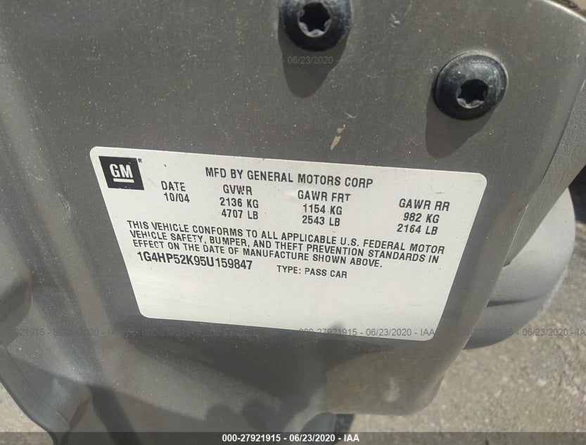 1G4HP52K95U159847