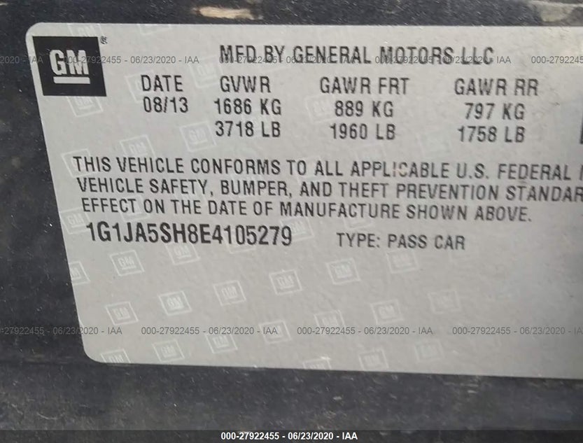 1G1JA5SH8E4105279