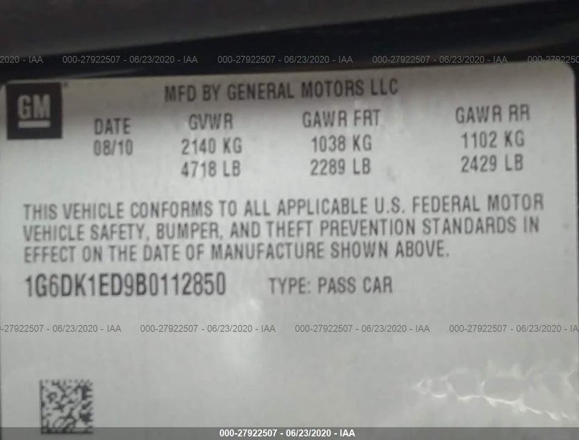 1G6DK1ED9B0112850