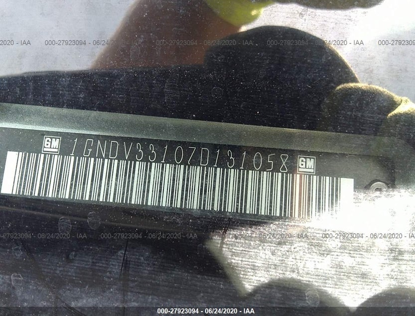 1GNDV33107D131058