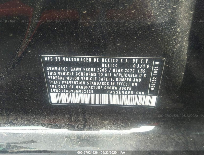 3VW217AU9GM052635