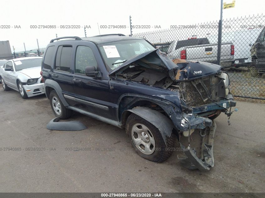 2006 Jeep Liberty Sport VIN: 1J4GL48K96W258097 Lot: 27940865