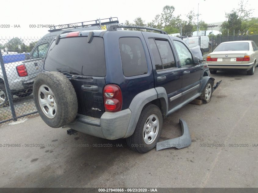 2006 Jeep Liberty Sport VIN: 1J4GL48K96W258097 Lot: 27940865