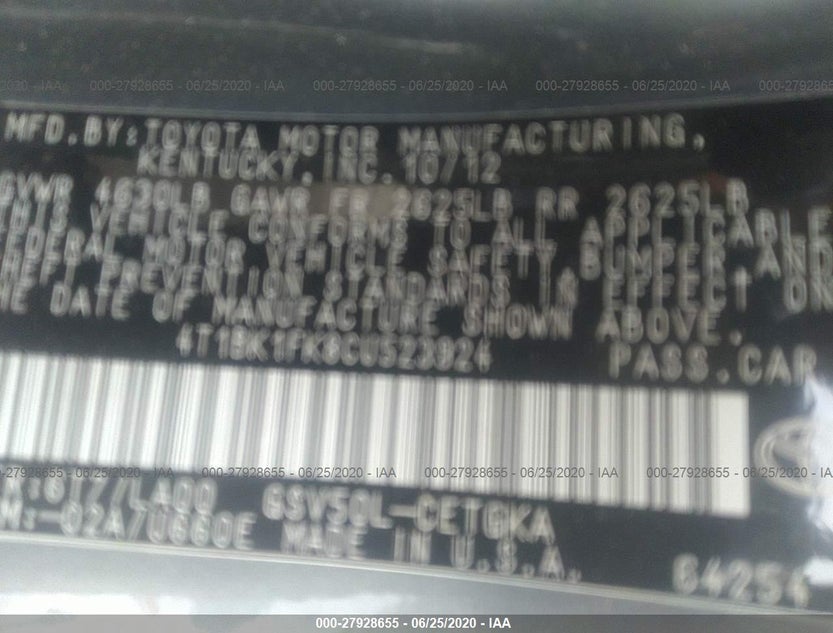 4T1BK1FK8CU523924