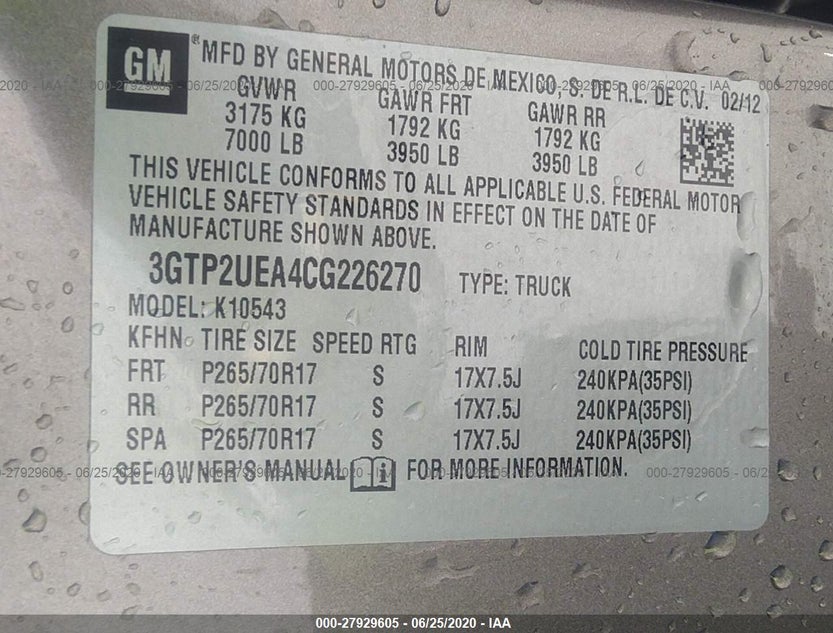 3GTP2UEA4CG226270